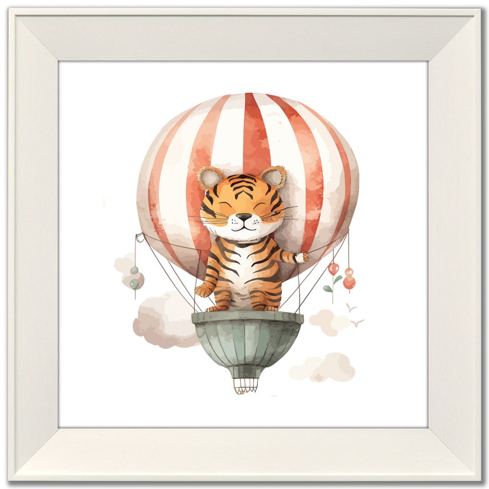 Tiger Canvas Art 14" x 14"