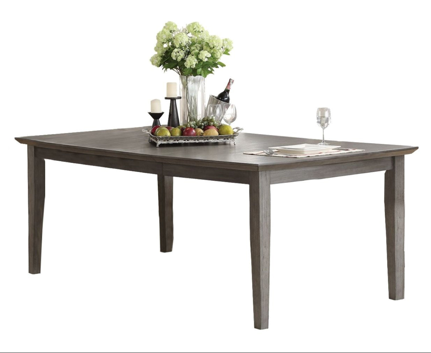 Felicity Light Grey Wooden Extendable Dining Table 5229-78