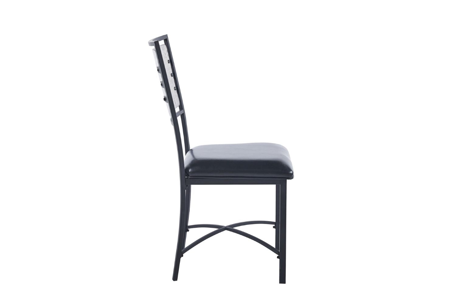 Fideo 5PC Dining Set With Grey Wood Finish 5606GY