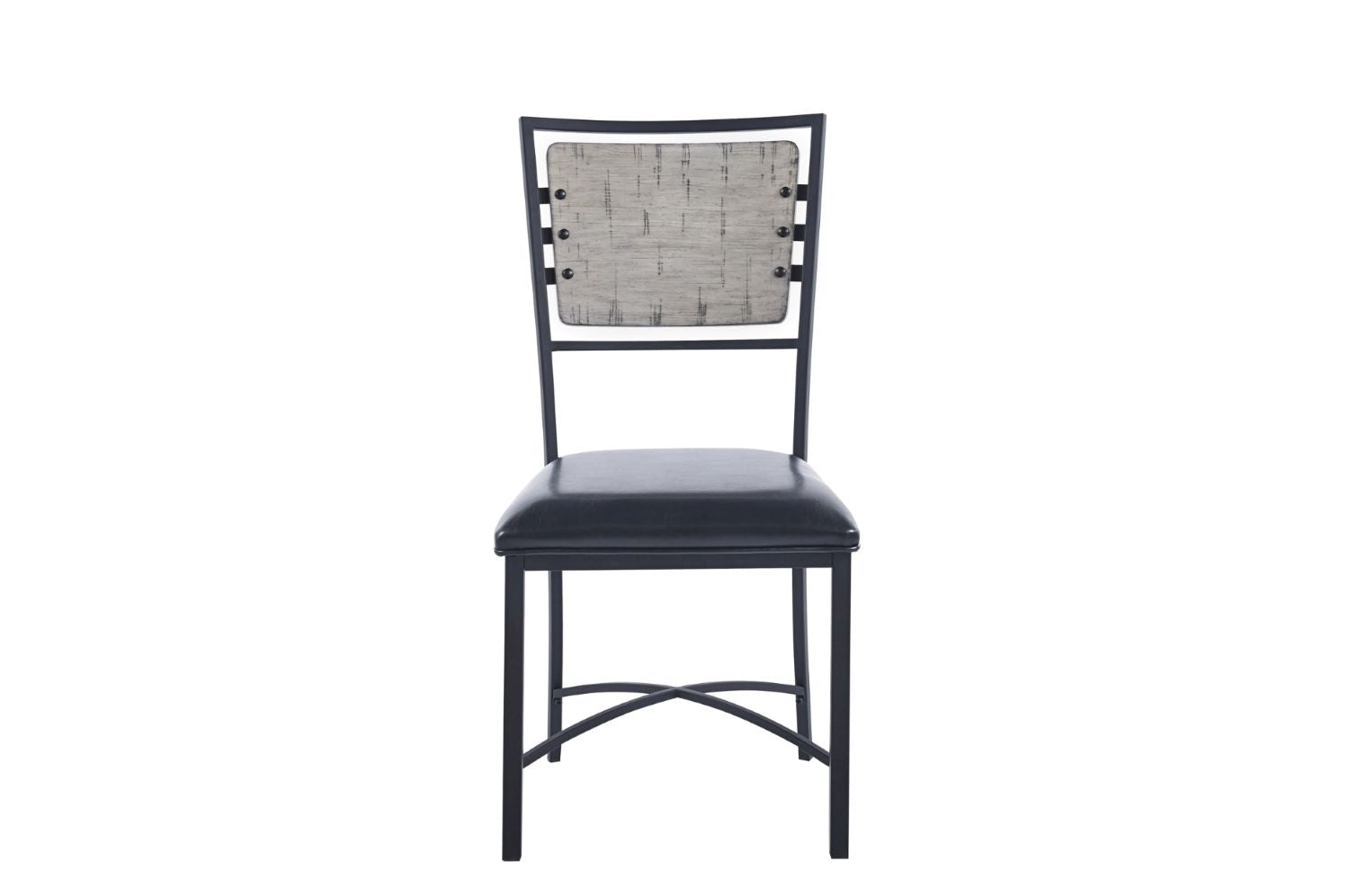 Fideo 5PC Dining Set With Grey Wood Finish 5606GY