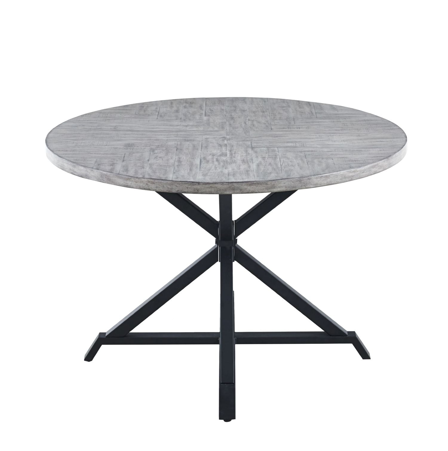Fideo 5PC Dining Set With Grey Wood Finish 5606GY