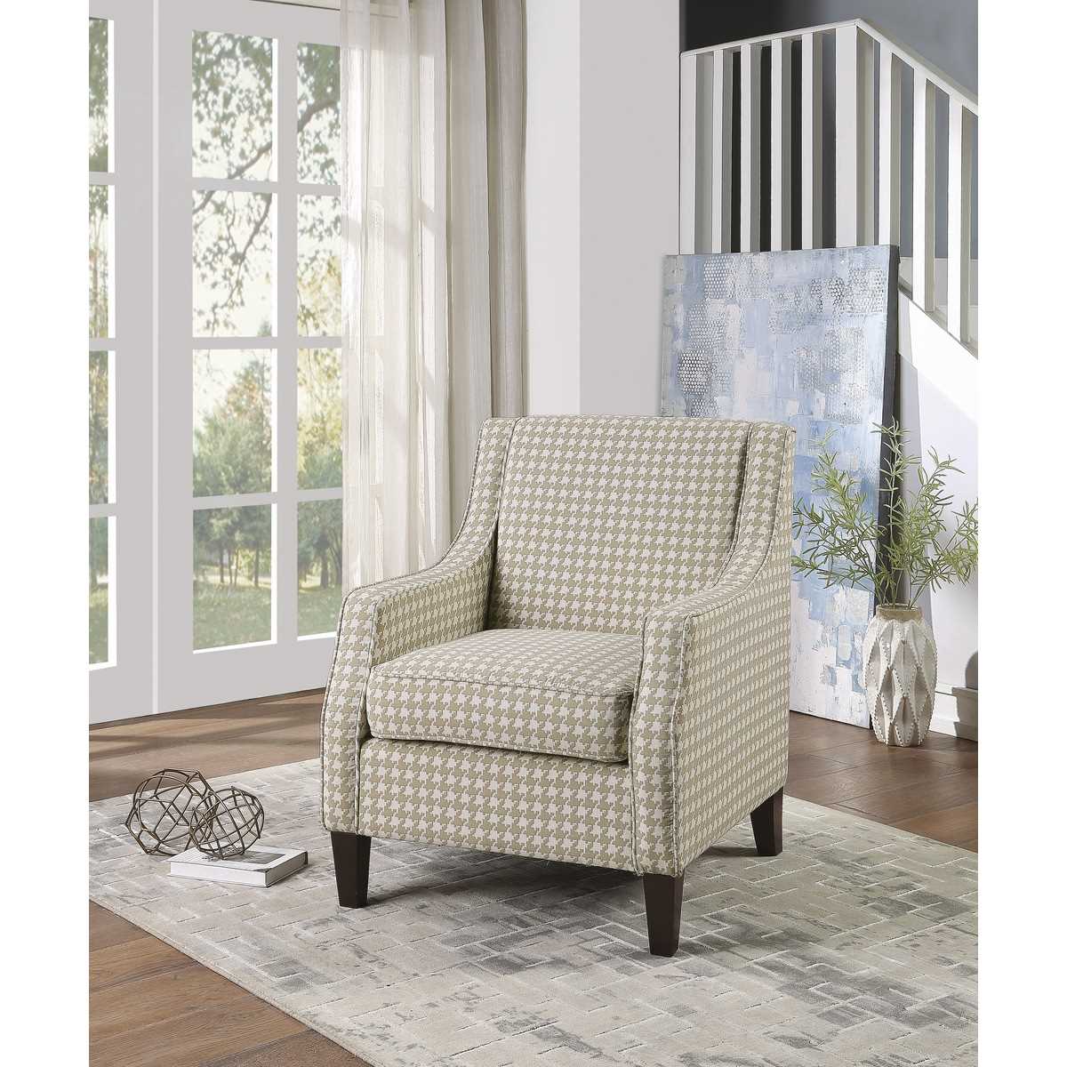 Fischer Accent Chair Khaki 1110KH ( OPEN BOX )