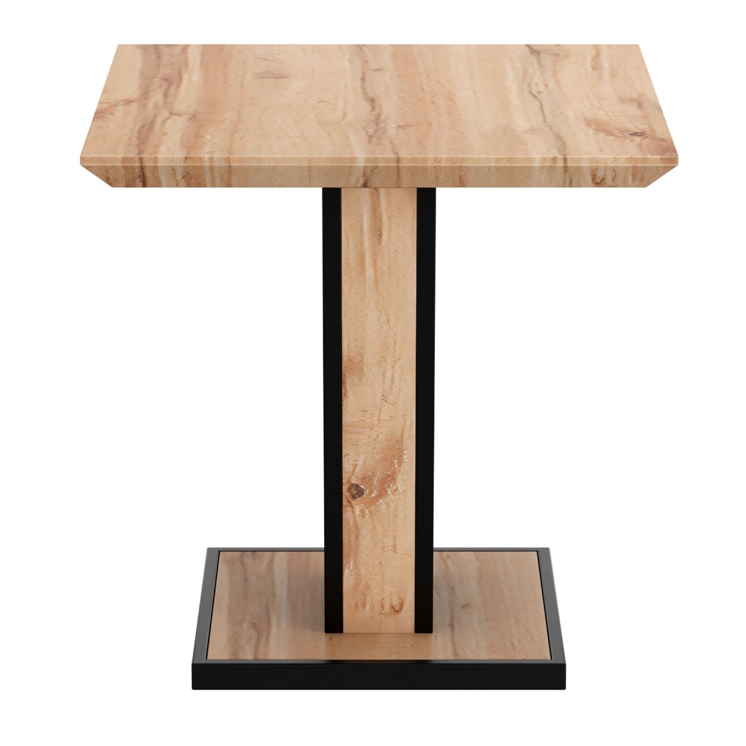 Forna Accent Table in Natural & Black 501-161NAT