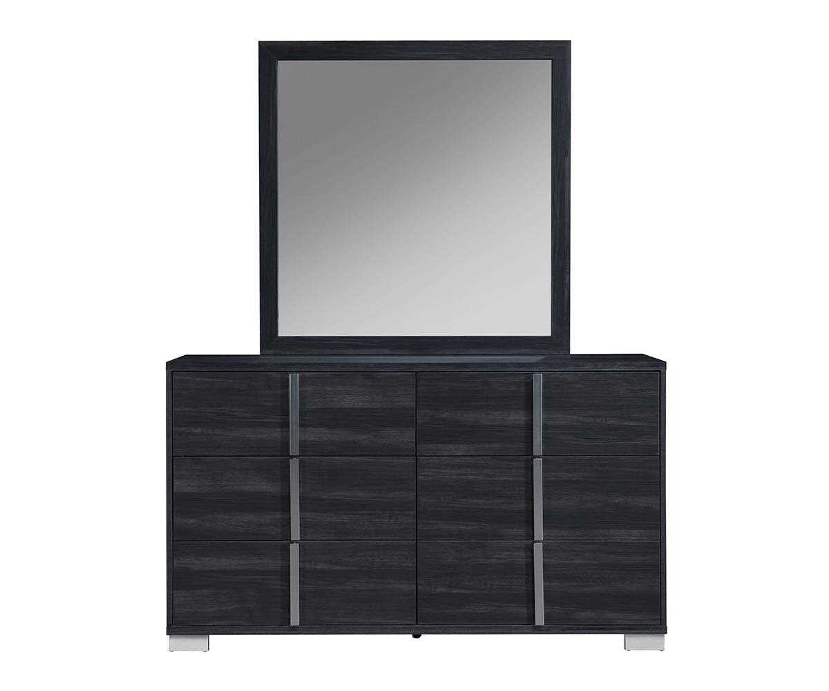 Freya Wooden Grey Dresser & Mirror 785
