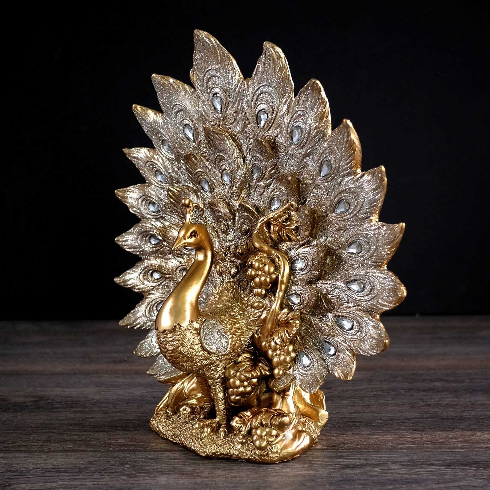 GOLD PEAKCOCK DISPLAYED EL 16-011