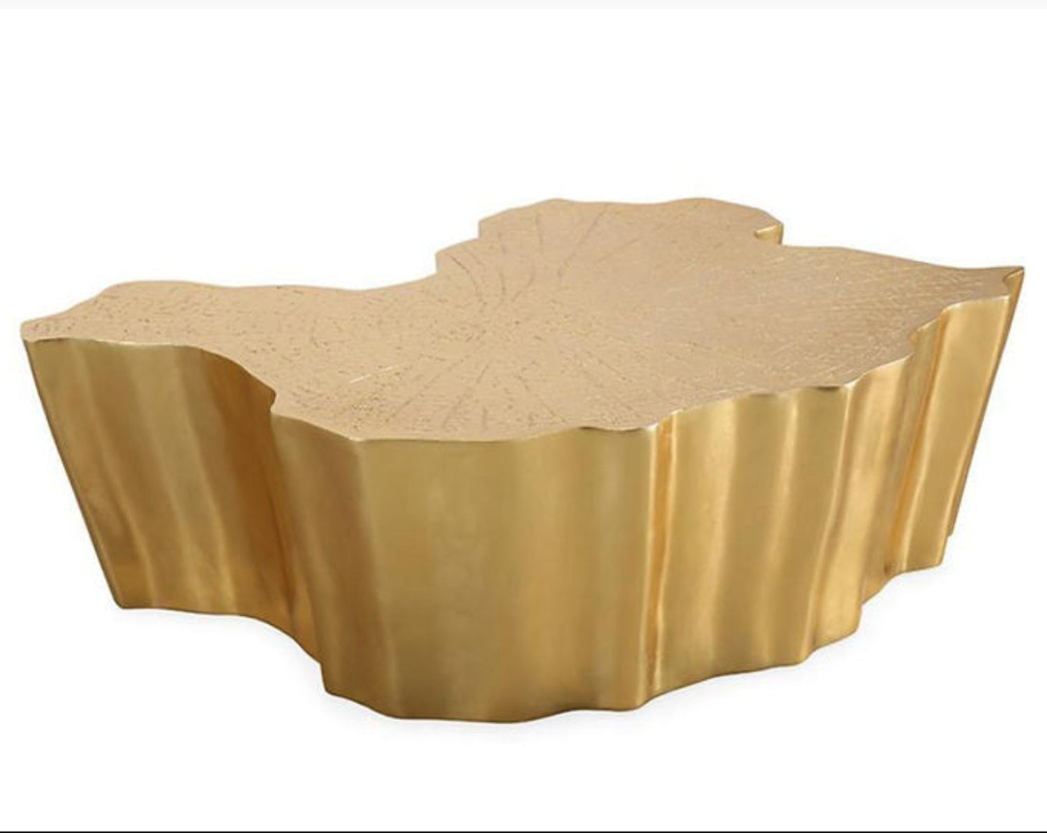 Gold Tree Trunk Coffee Table 7125