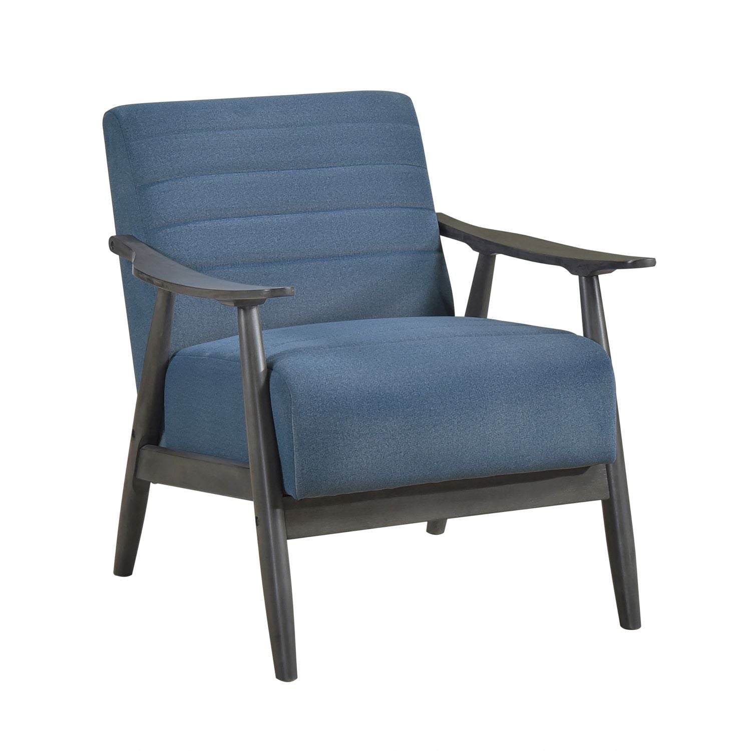 Greeley Blue Velvet Accent Chair 1287