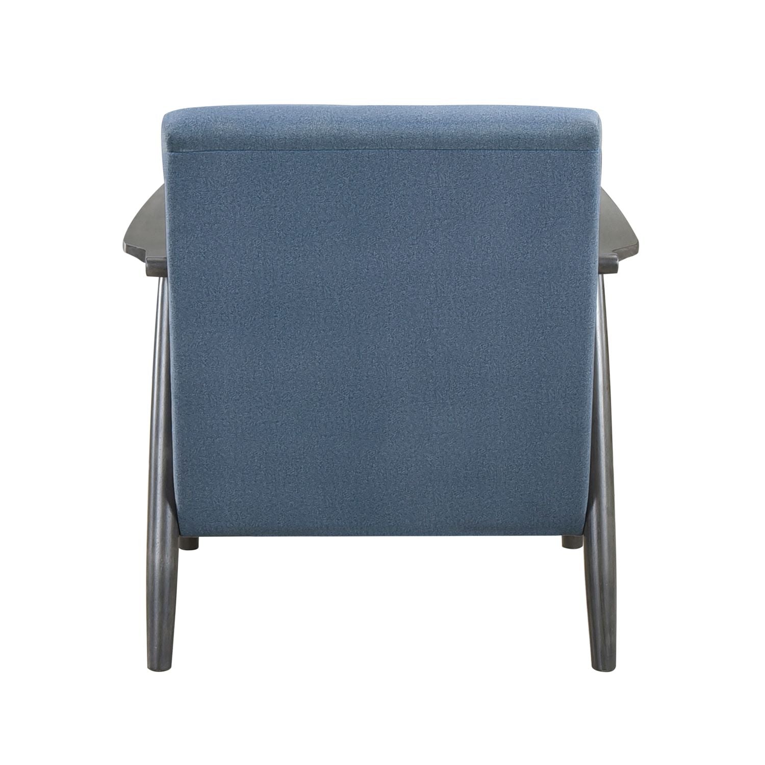 Greeley Blue Velvet Accent Chair 1287