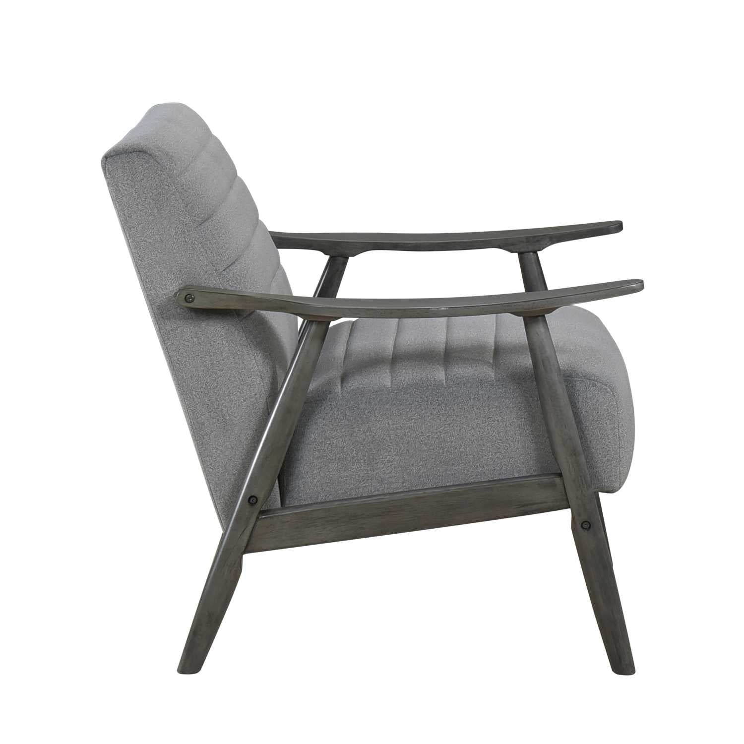 Greeley Grey Velvet Accent Chair 1287