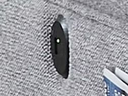 Grey Fabric Sofa Bed With Built-in Charging Station 9046 (74")