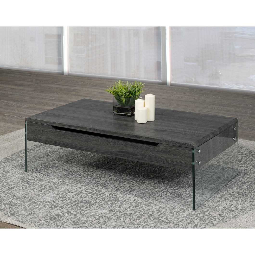 Grey Lift Top Coffee Table 870-02