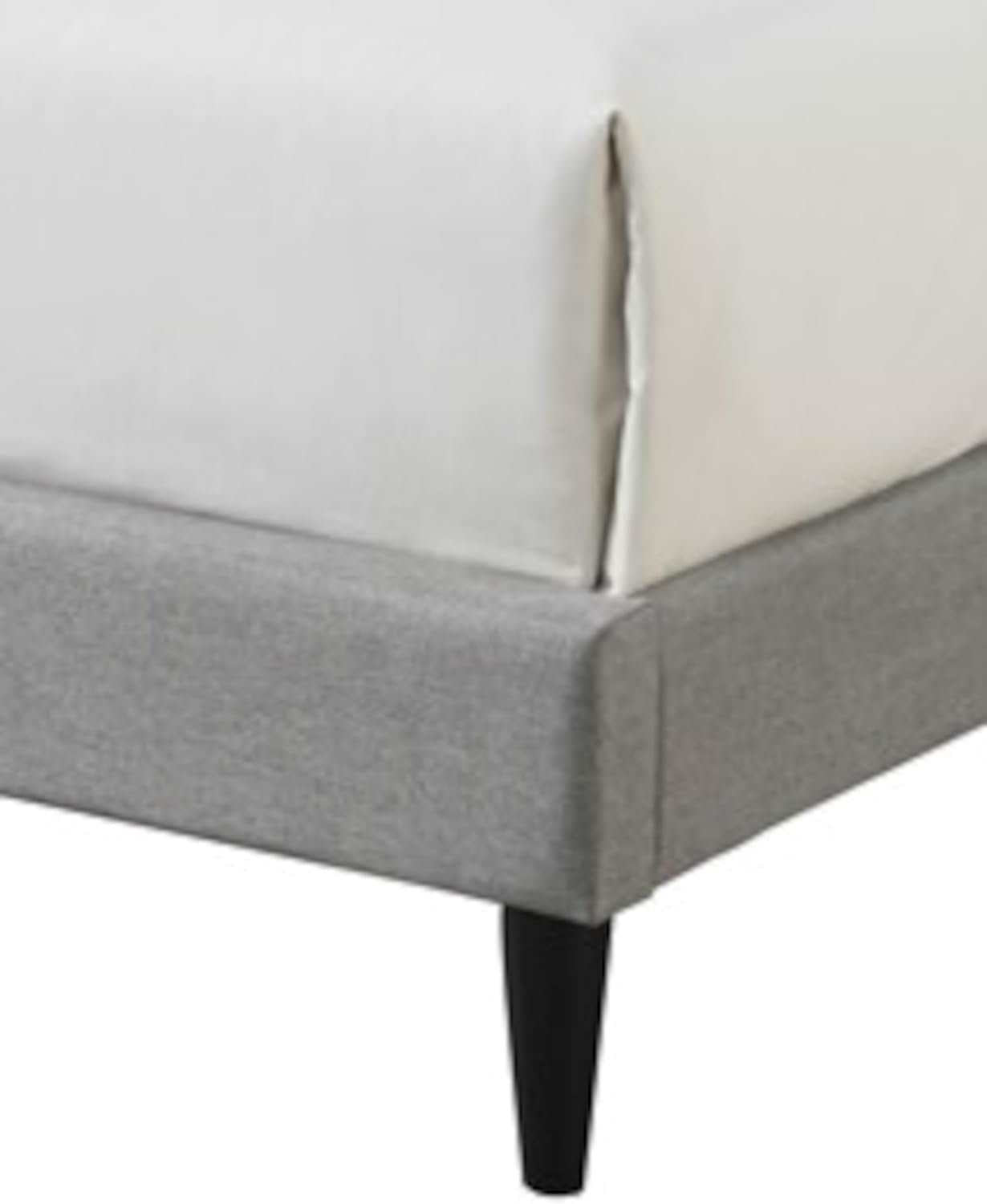 Grey Platform Fabric Bed 5270