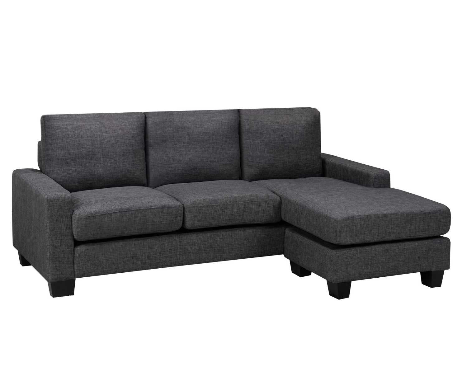 Grey Reversible Sectional Sofa 1360