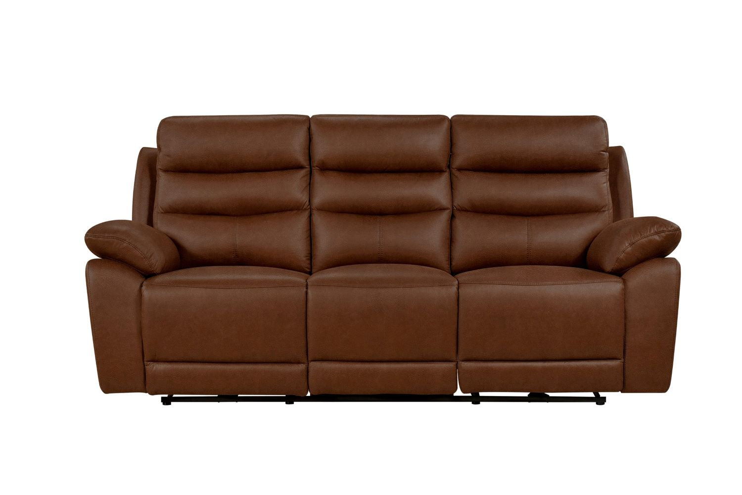 Hammond Brown Soft Polished Microfiber Fabric Power Recliner Set 99090