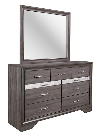 Harper Wooden Grey Bedroom Set