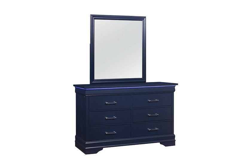 Hazel Bedroom Set in Blue