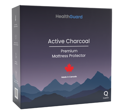 Health Guard Active Charcoal Premium Mattress Protector Queen