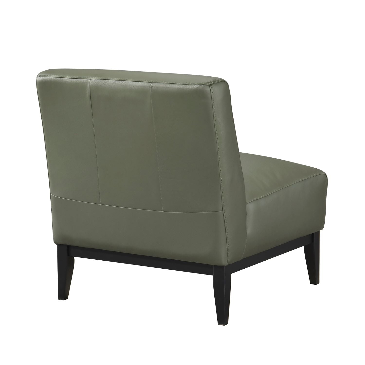 Houghton Green Top Grain Leather Accent Chair 1129