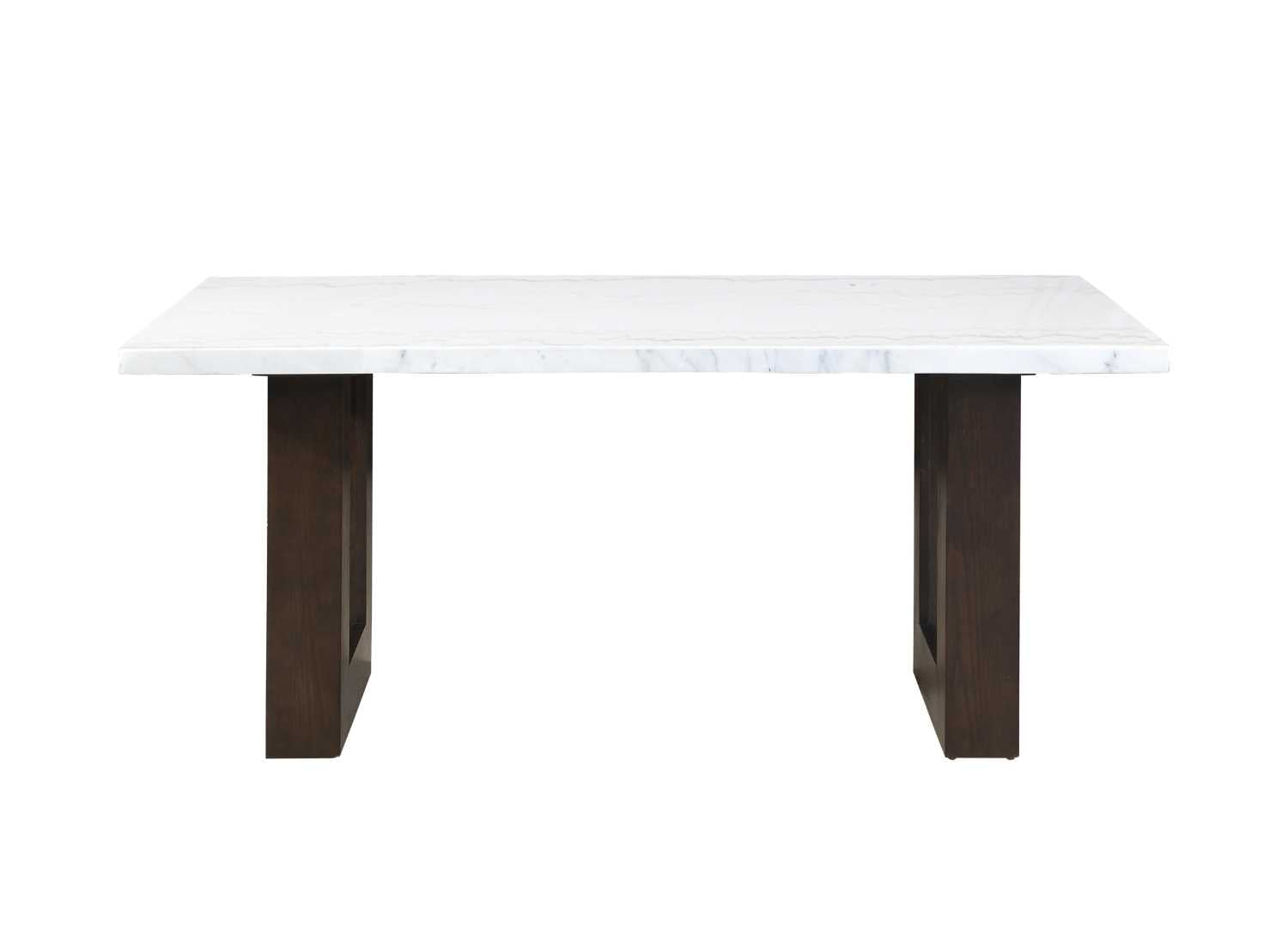 Hyperion Marble Dining Table with Wooden Base 5766