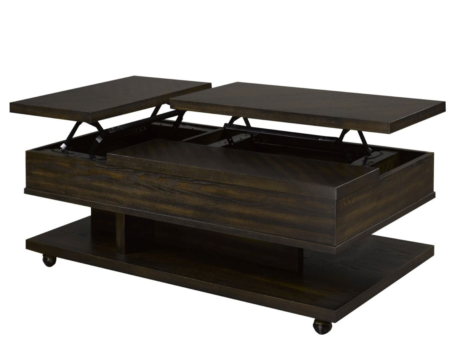 Ishani Coffee Table with Multiple storage compartments Espresso 558836