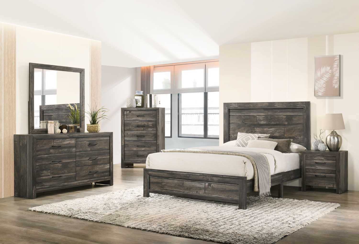 Jack 6pc Bedroom Set Gray