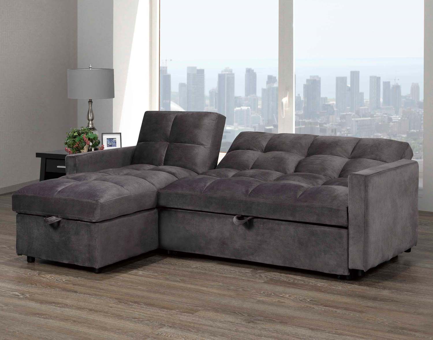 Tivoli Reversible Sofa Bed - Grey 192015