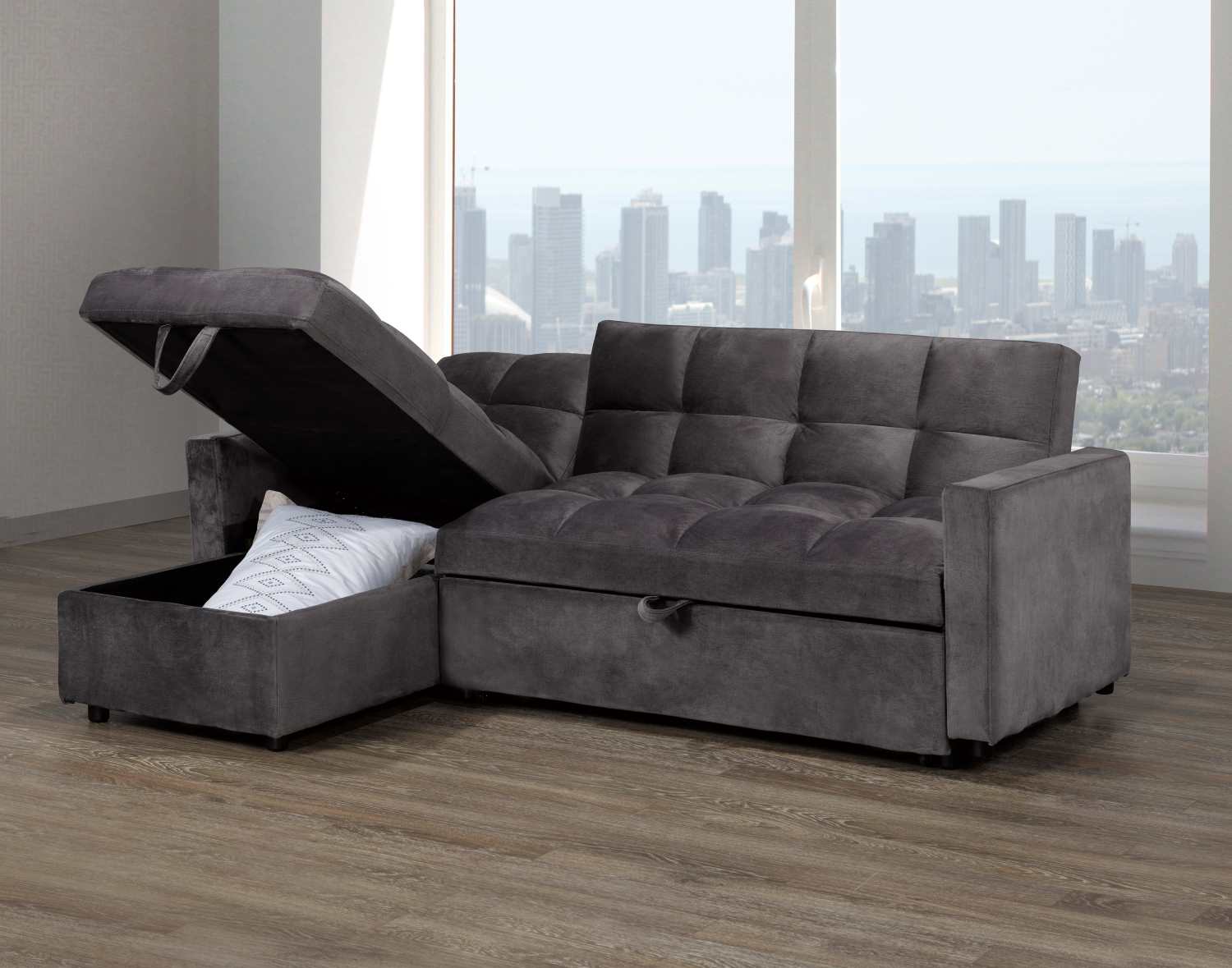 Tivoli Reversible Sofa Bed - Grey 192015