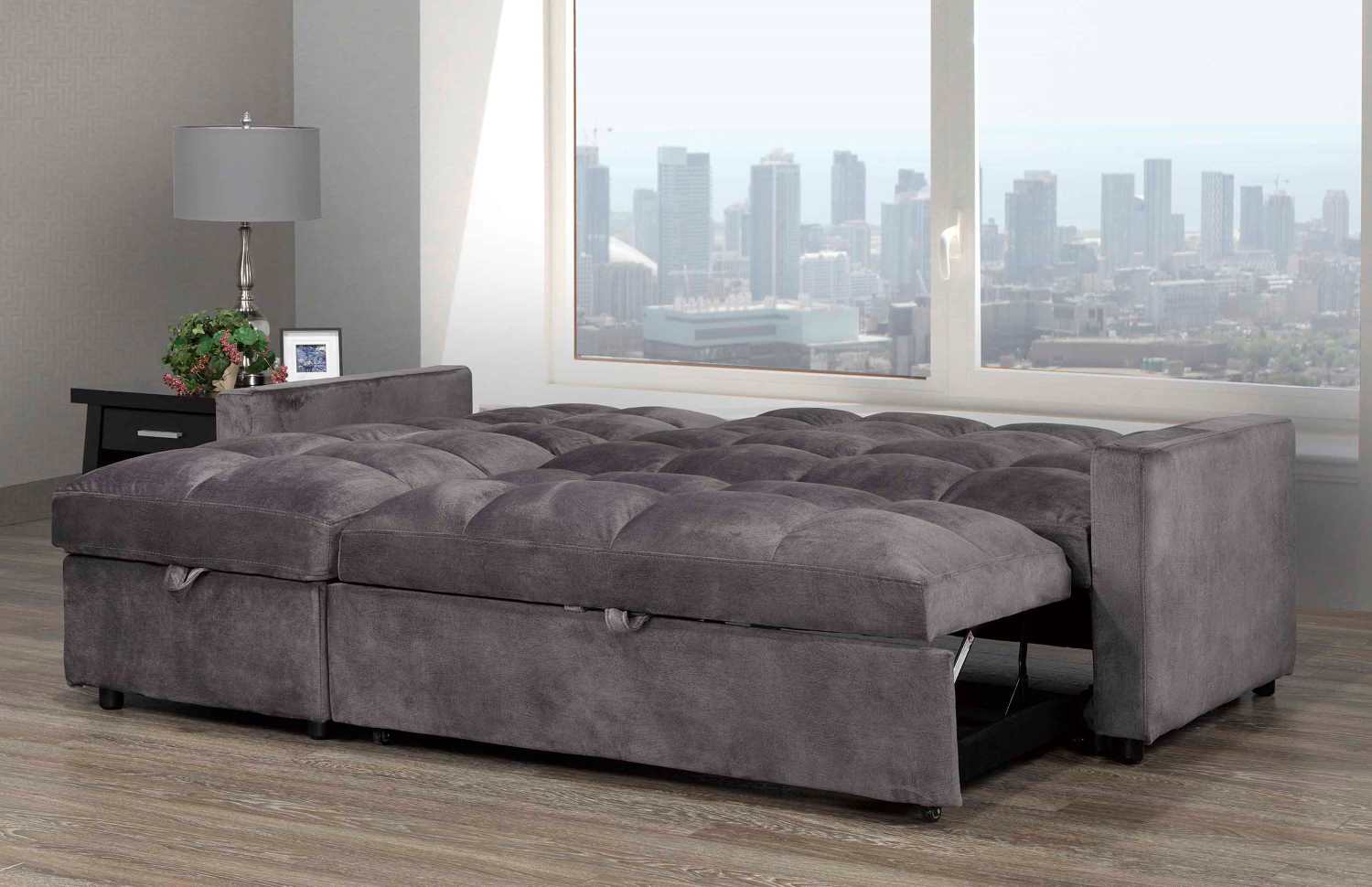 Tivoli Reversible Sofa Bed - Grey 192015