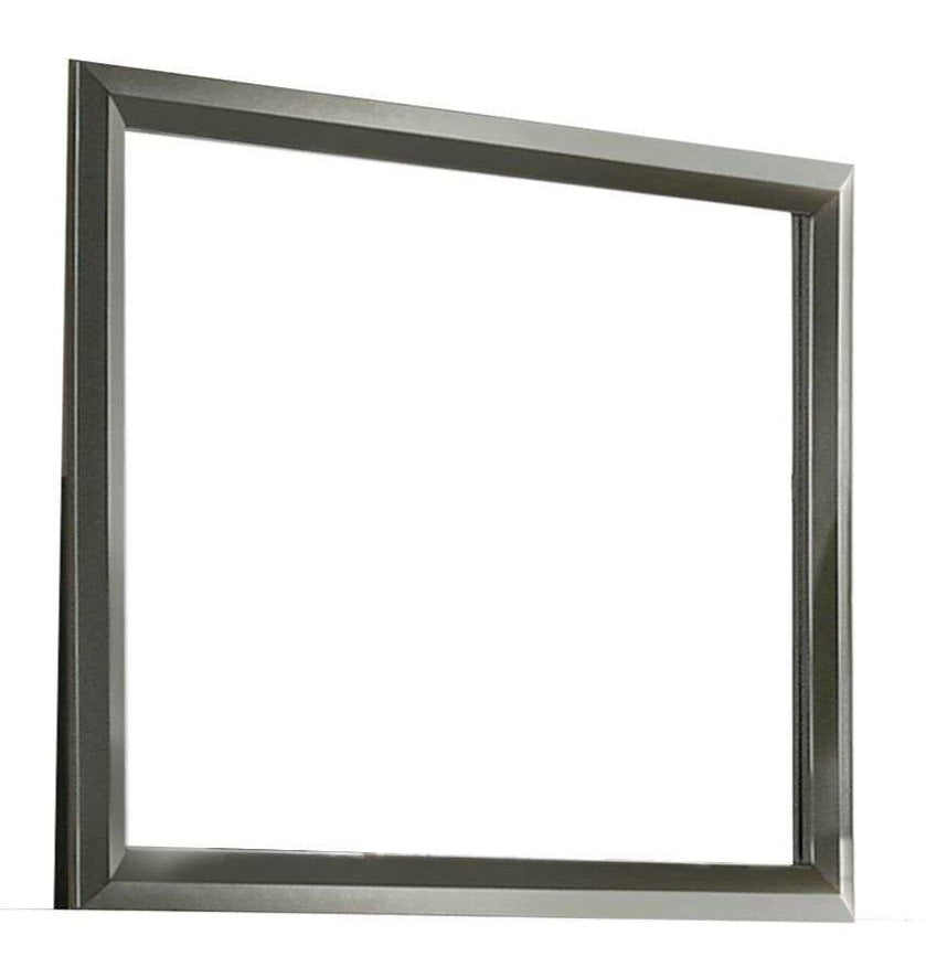 Juliette LED Bedroom Set With Storage Footboard Gray 1461