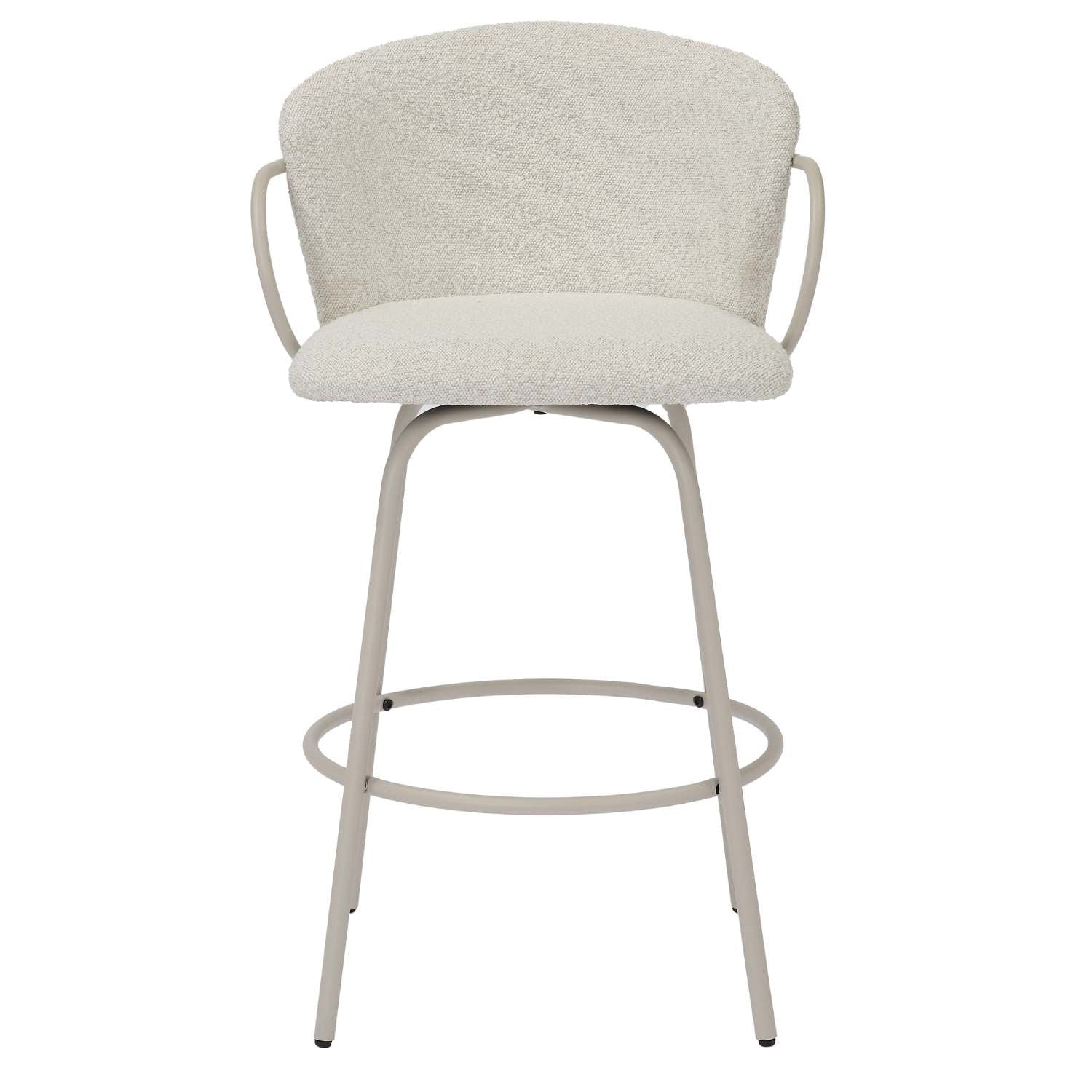 Kalani 26" Beige Swivel Counter Stool Set of 2 203-995BG