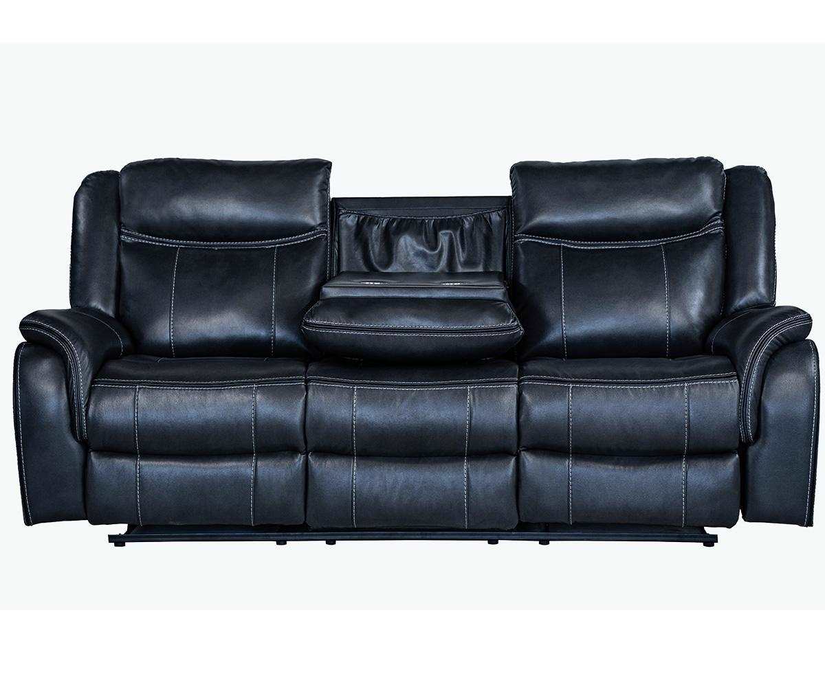 Kale Manual Recliner Sofa Collection Charcoal Grey 422600