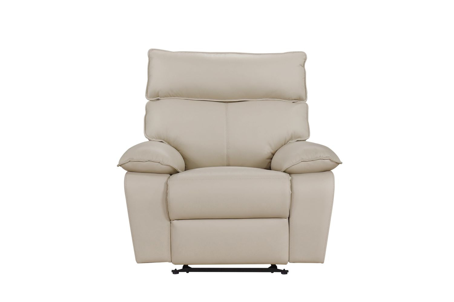 Kandra Top Grain Leather Manual Recliner Sofa Set with Lever 99087BEG