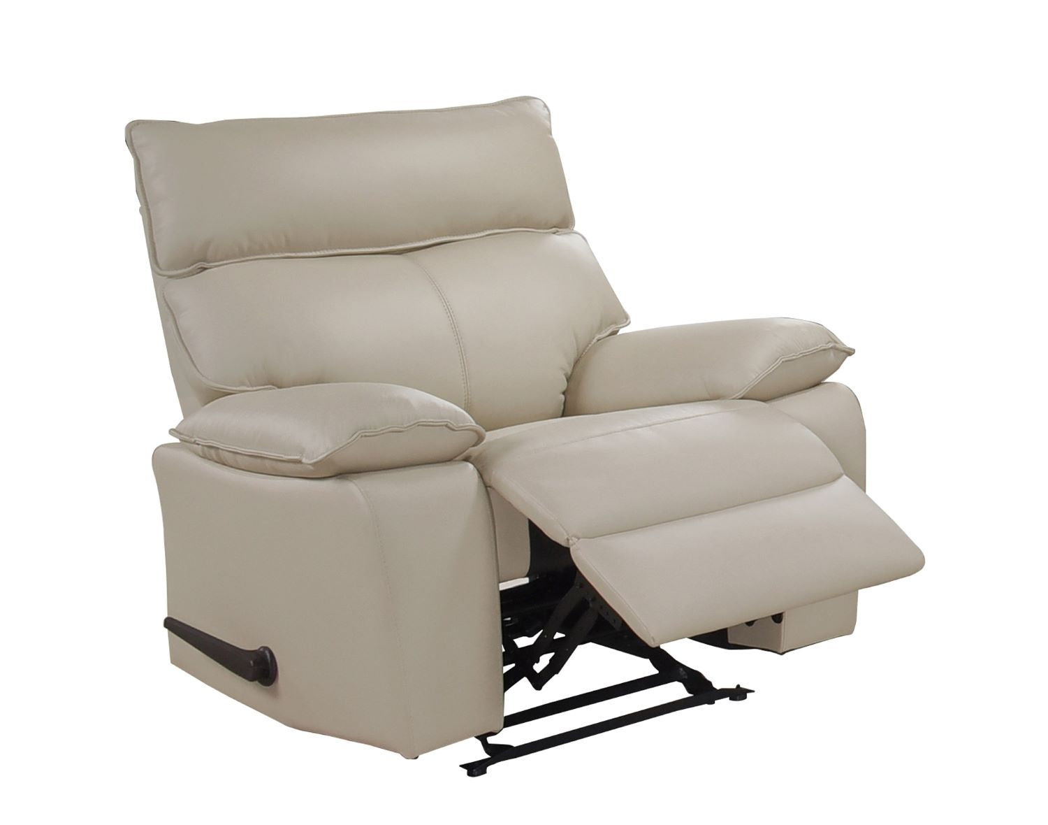 Kandra Top Grain Leather Manual Recliner Sofa Set with Lever 99087BEG