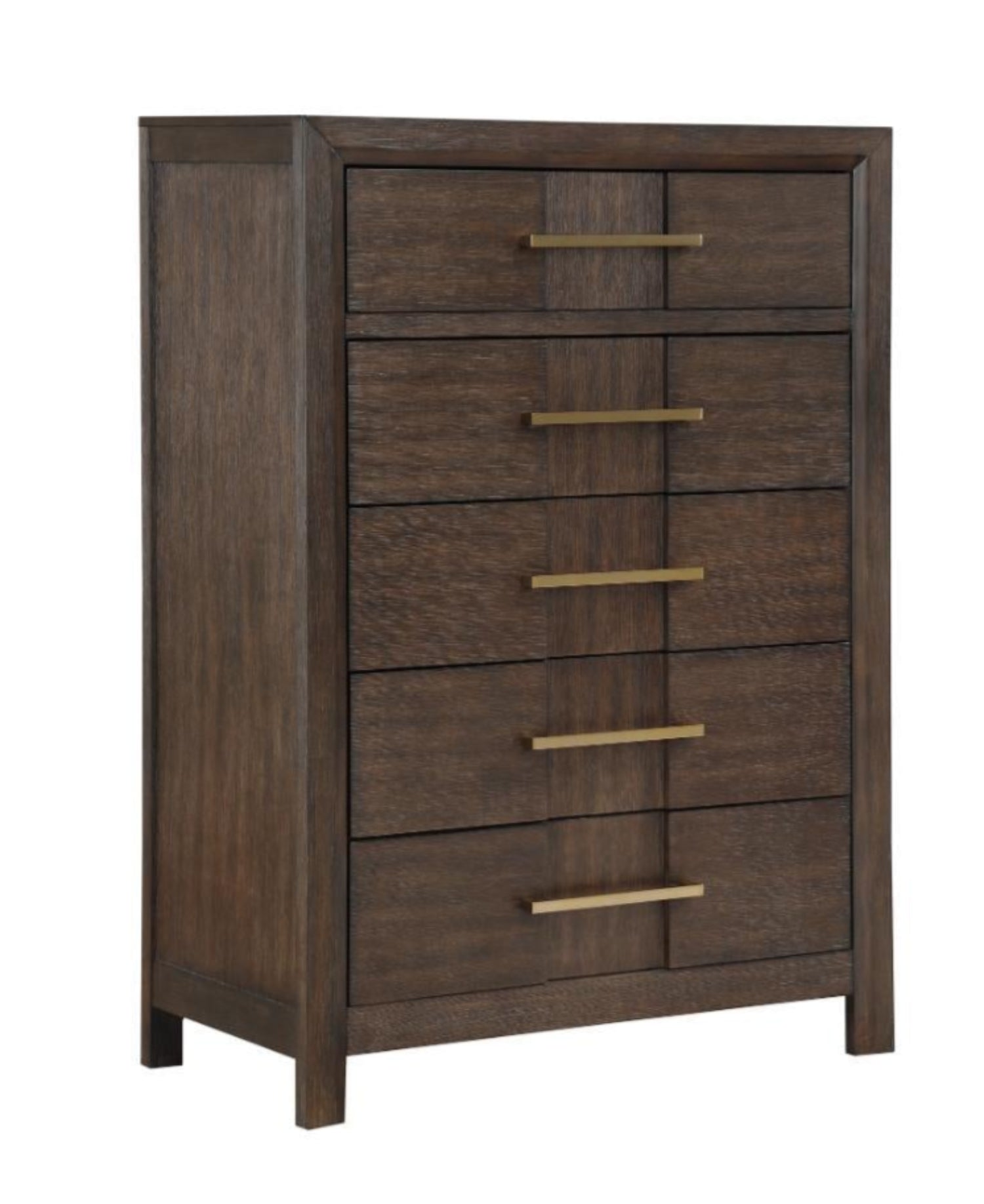 Kenzo Dark Walnut 5 Drawer Chest 1441