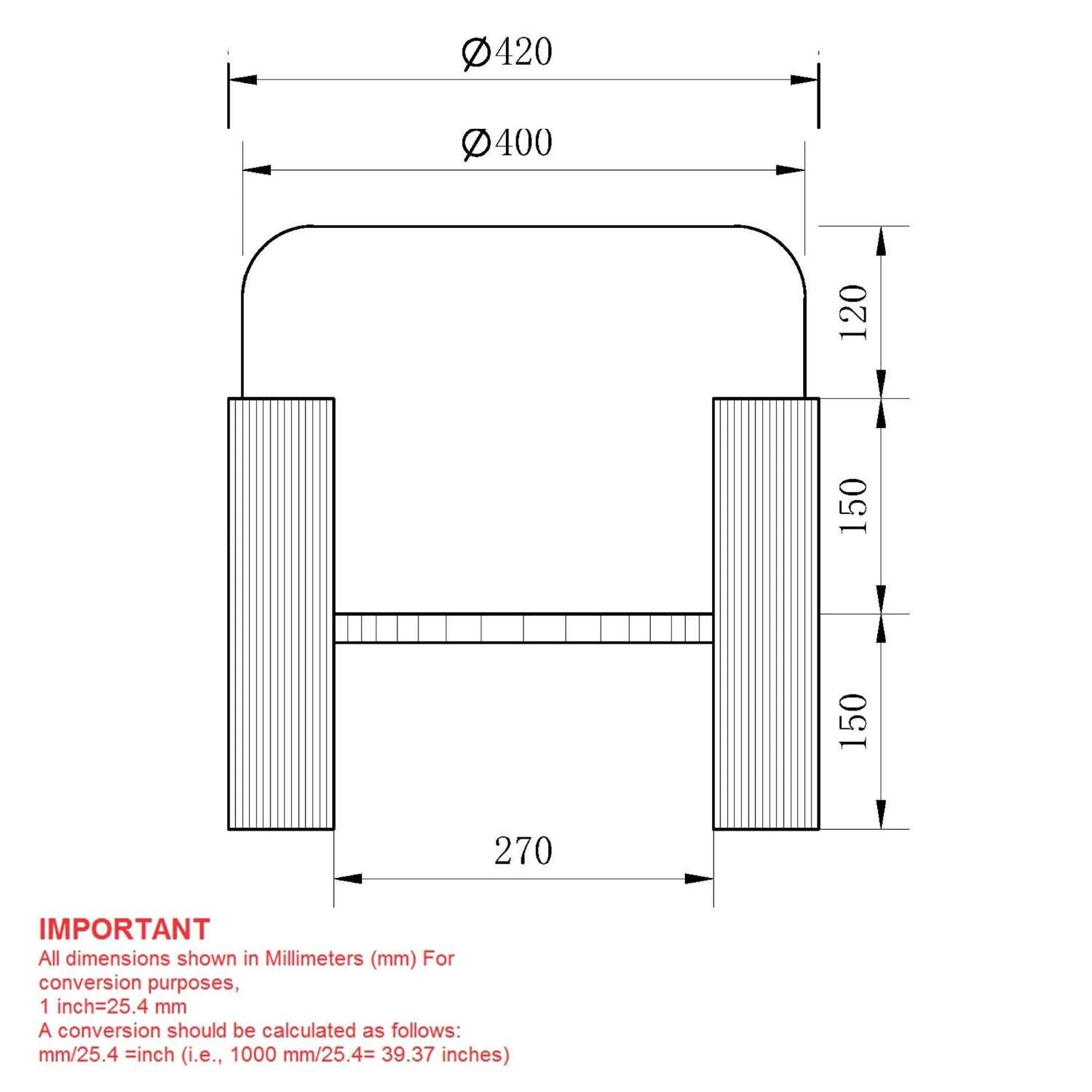 Kiraz Round Ottoman in Ivory & White 402-839IV_WT