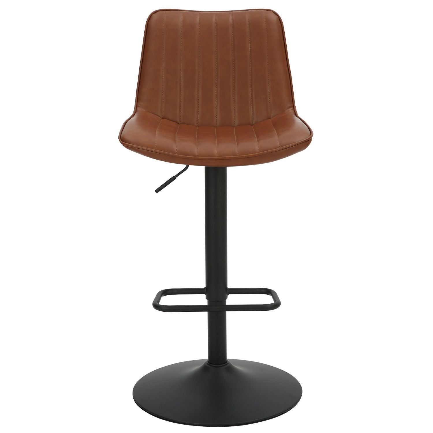 Kosi Adjustable Air-Lift Stool Set Of 2 in Saddle 203-190SD