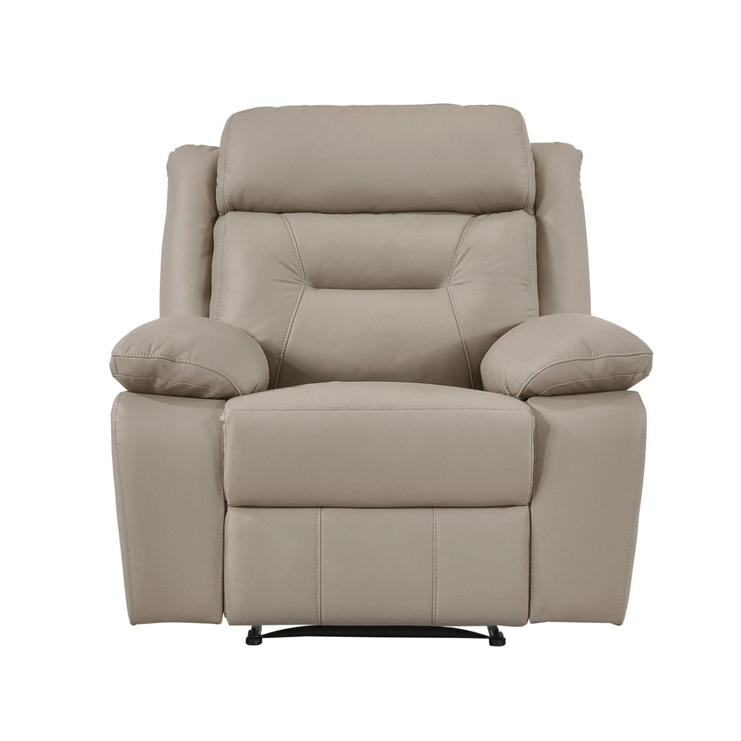 Laconia Genuine Top Grain Leather Power Recliner Chair Latte 9629