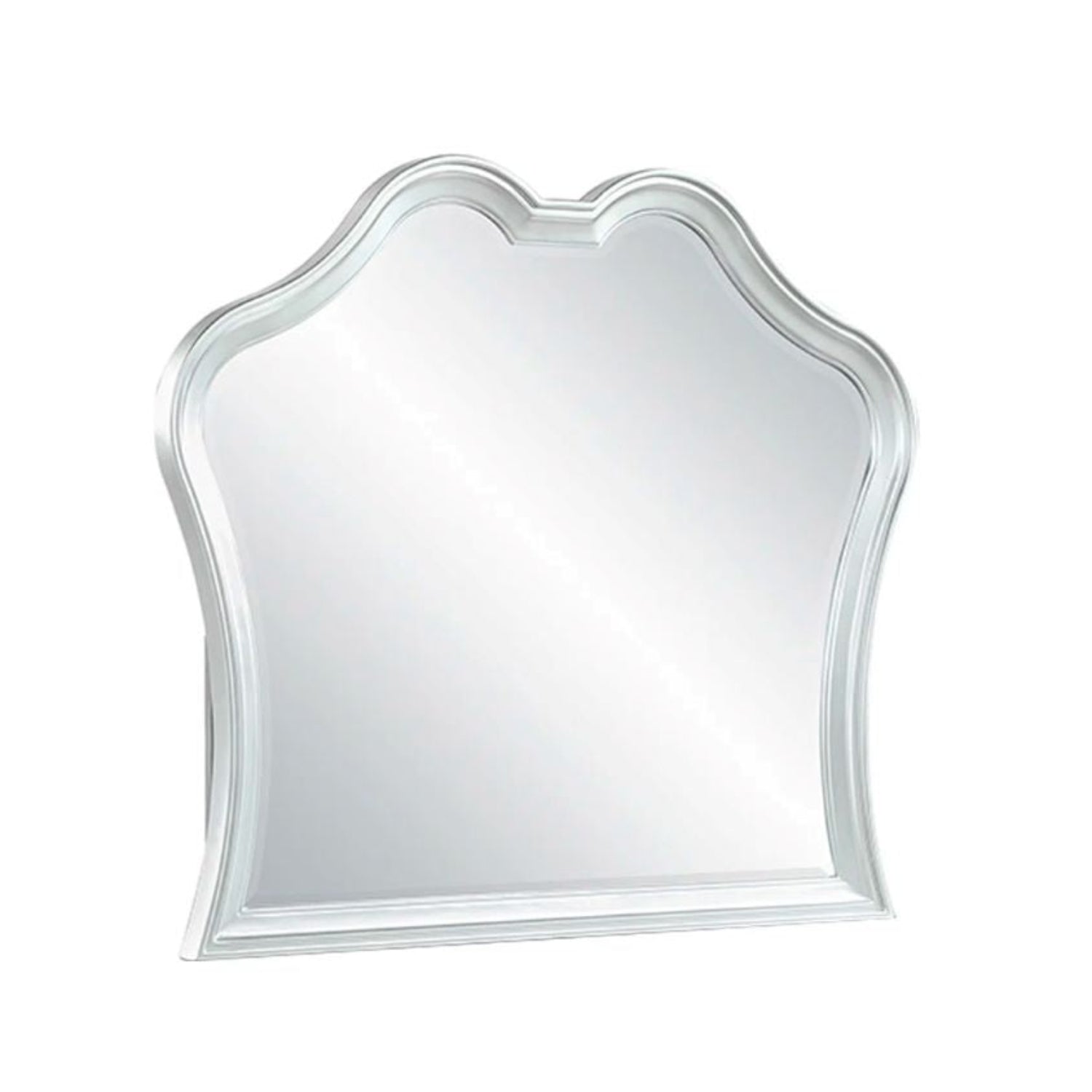 Landmark Wooden Silver Bedroom Set with Upholstered Tufted Headboard 1861