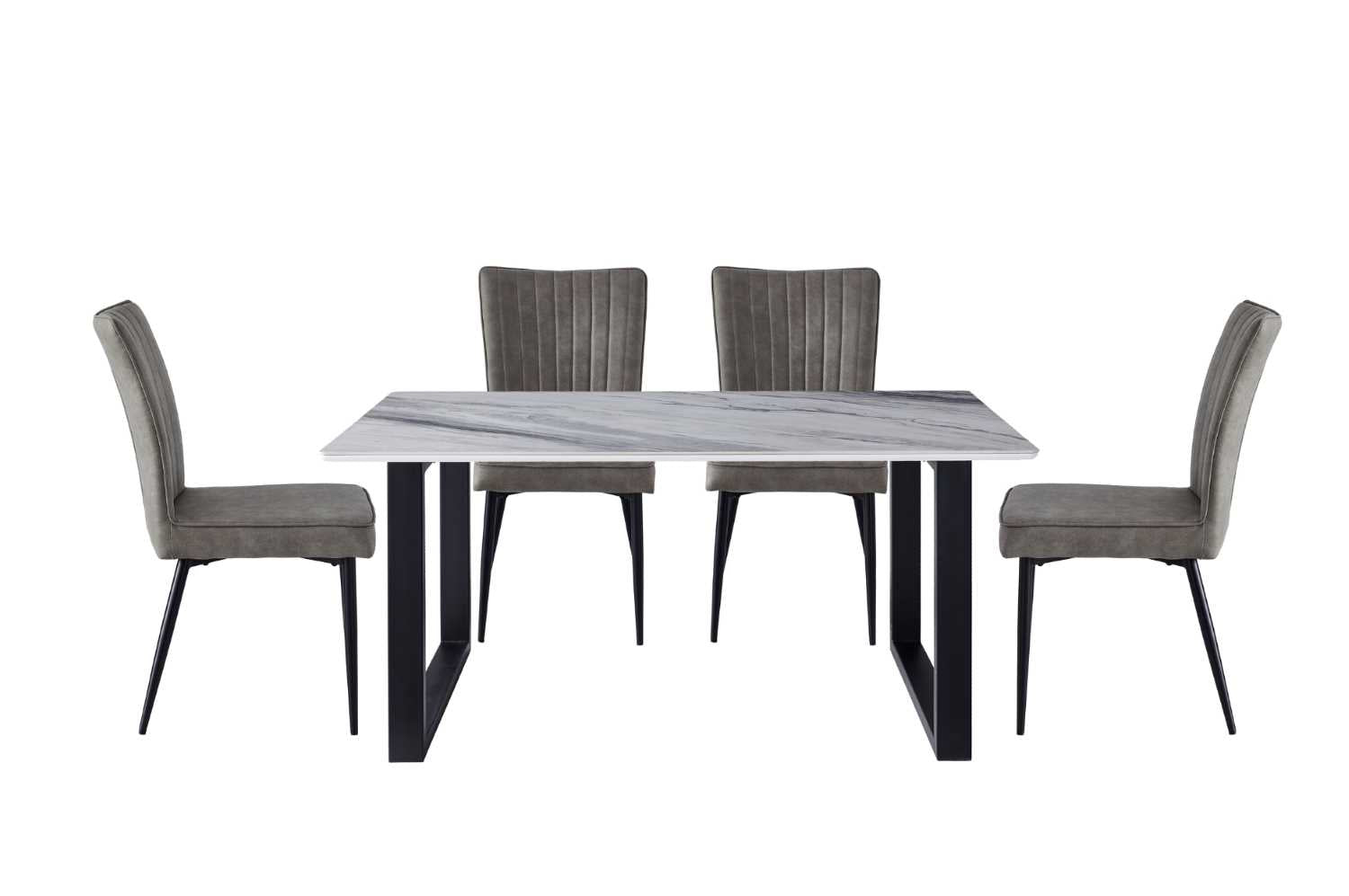 Leander Dining Dining Set Grey 5915