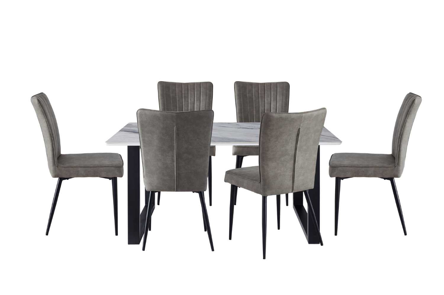 Leander Dining Dining Set Grey 5915