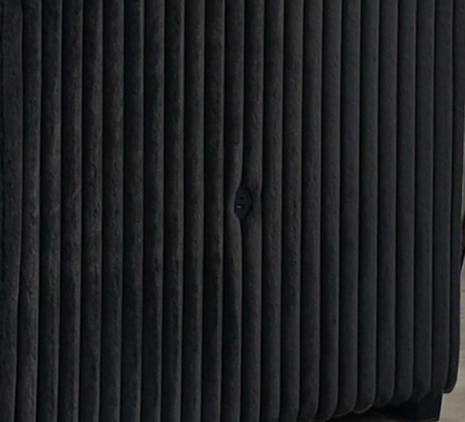 Left Hand Facing Black Sectional Sofa Bed With Large Lift-Up Storage 9095