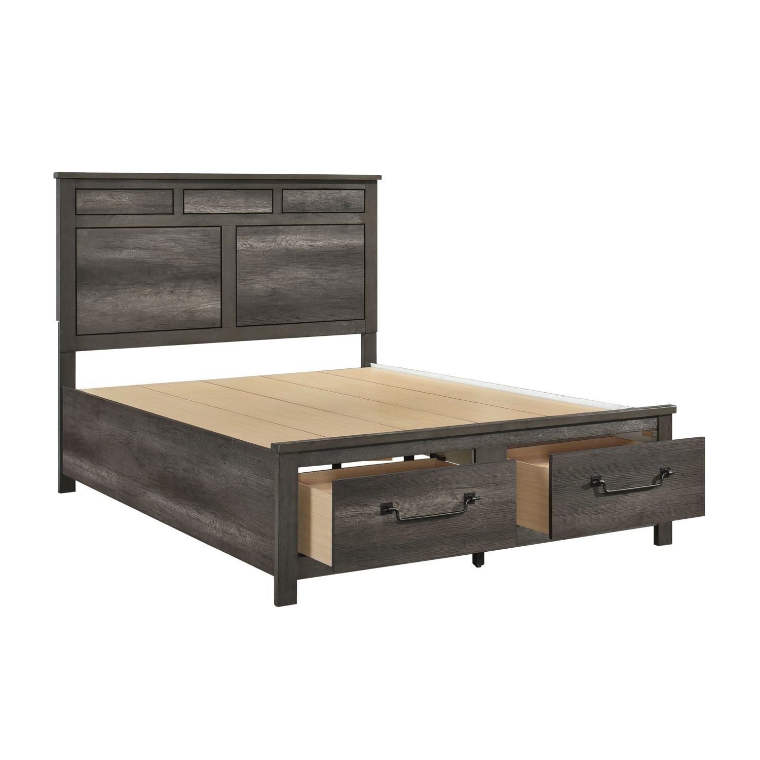 Lenoir Wooden Grey Queen Bedroom Set 1342