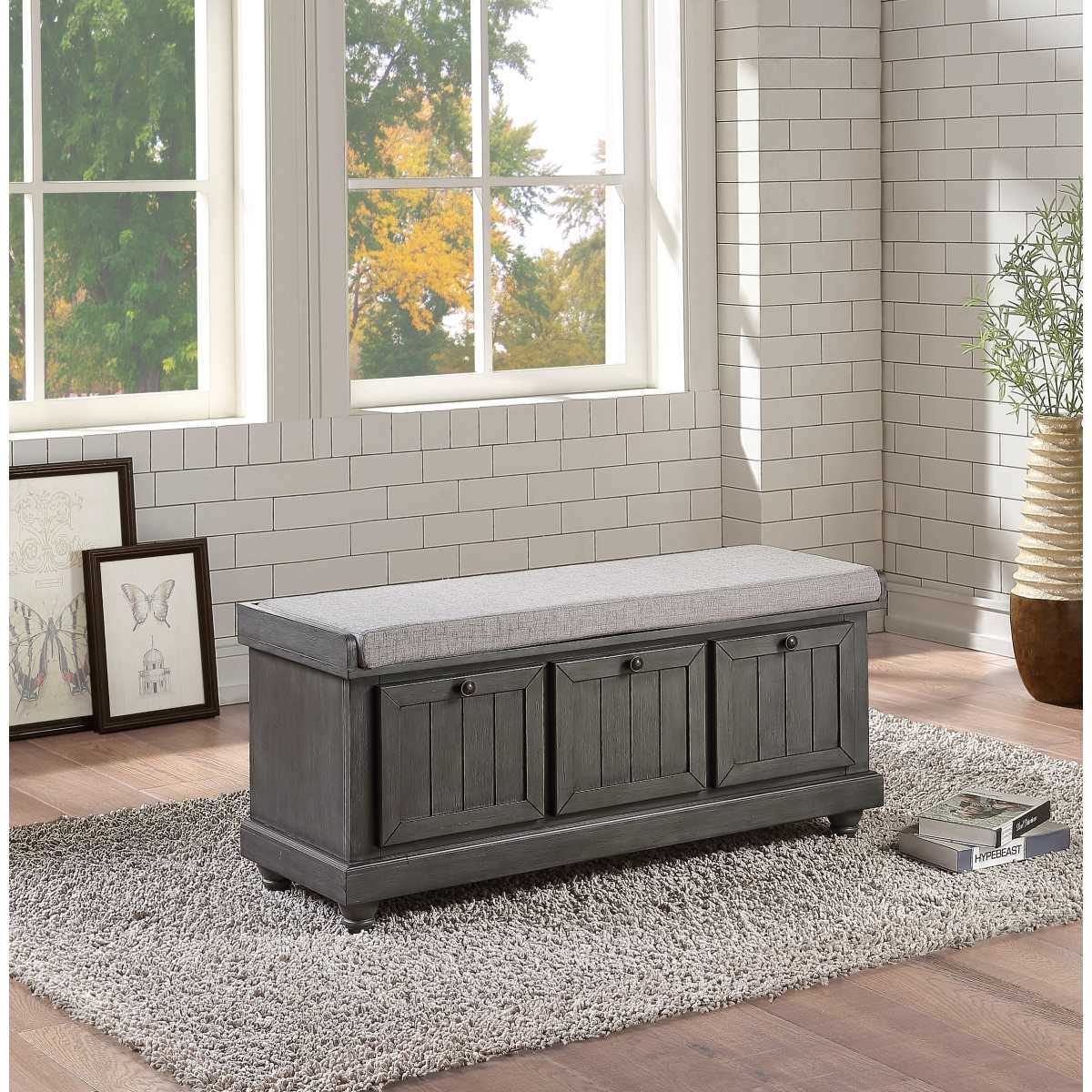 Lift Top Storage Bench 4586DG