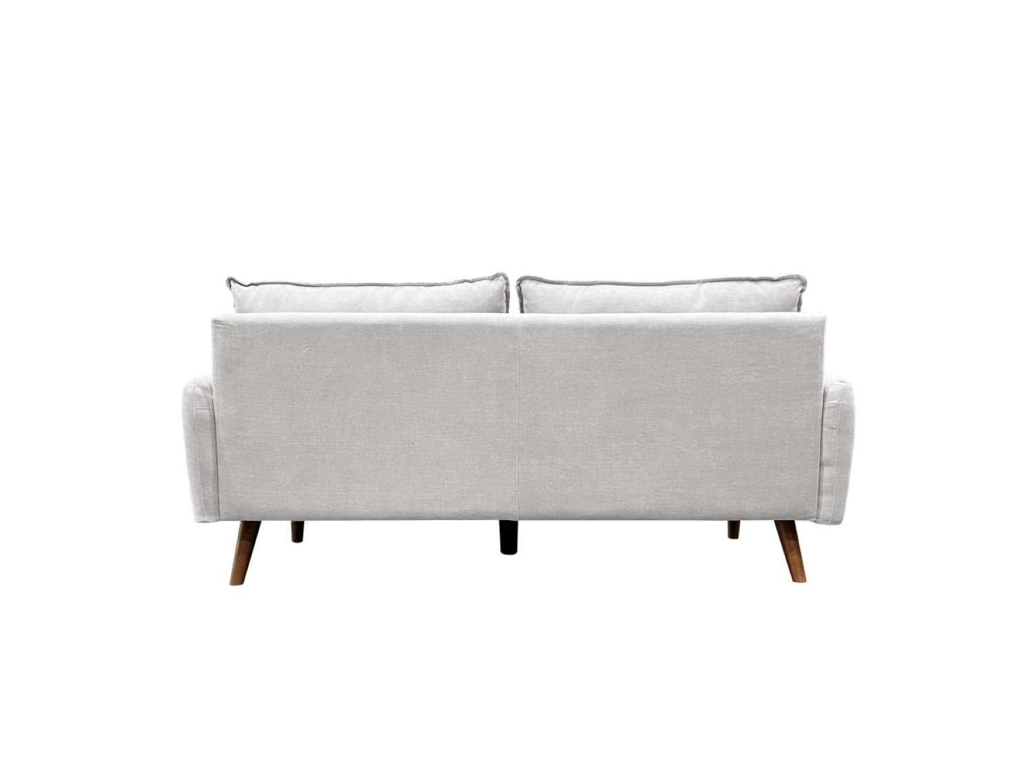 Light Grey Fabric 3 Seater Sofa 70992