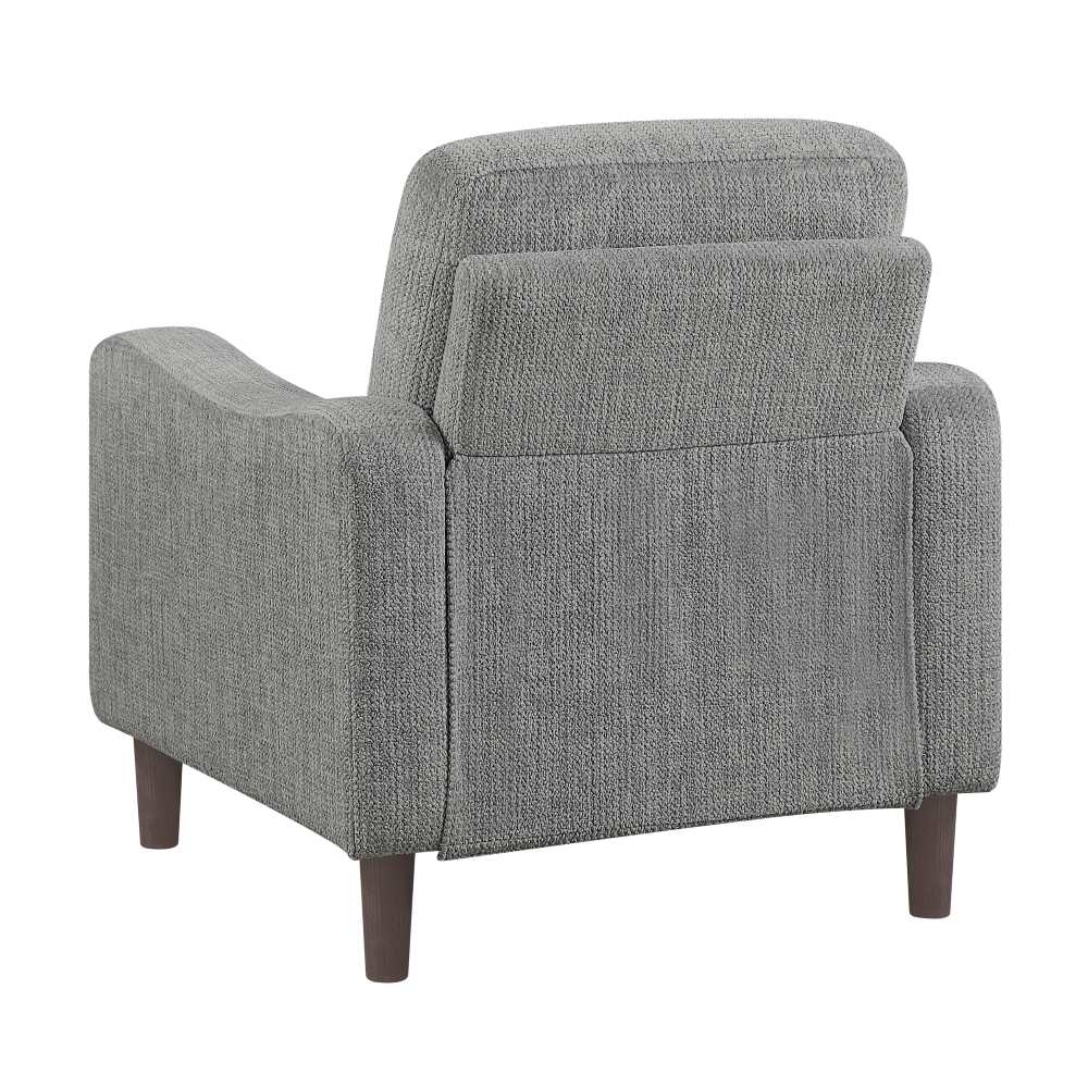 Linden Chenille Fabric Grey Sofa Set 9180 GRY