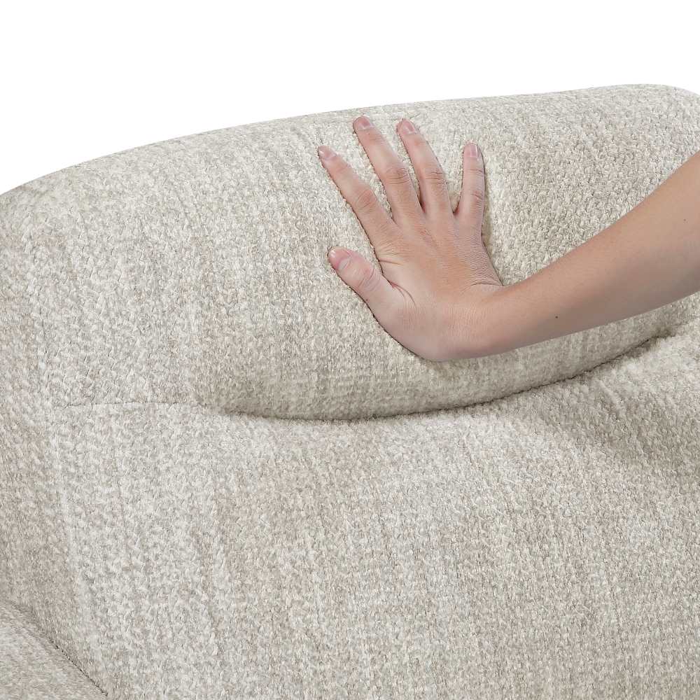 Linden Chenille Fabric Taupe Chair 9180TPE