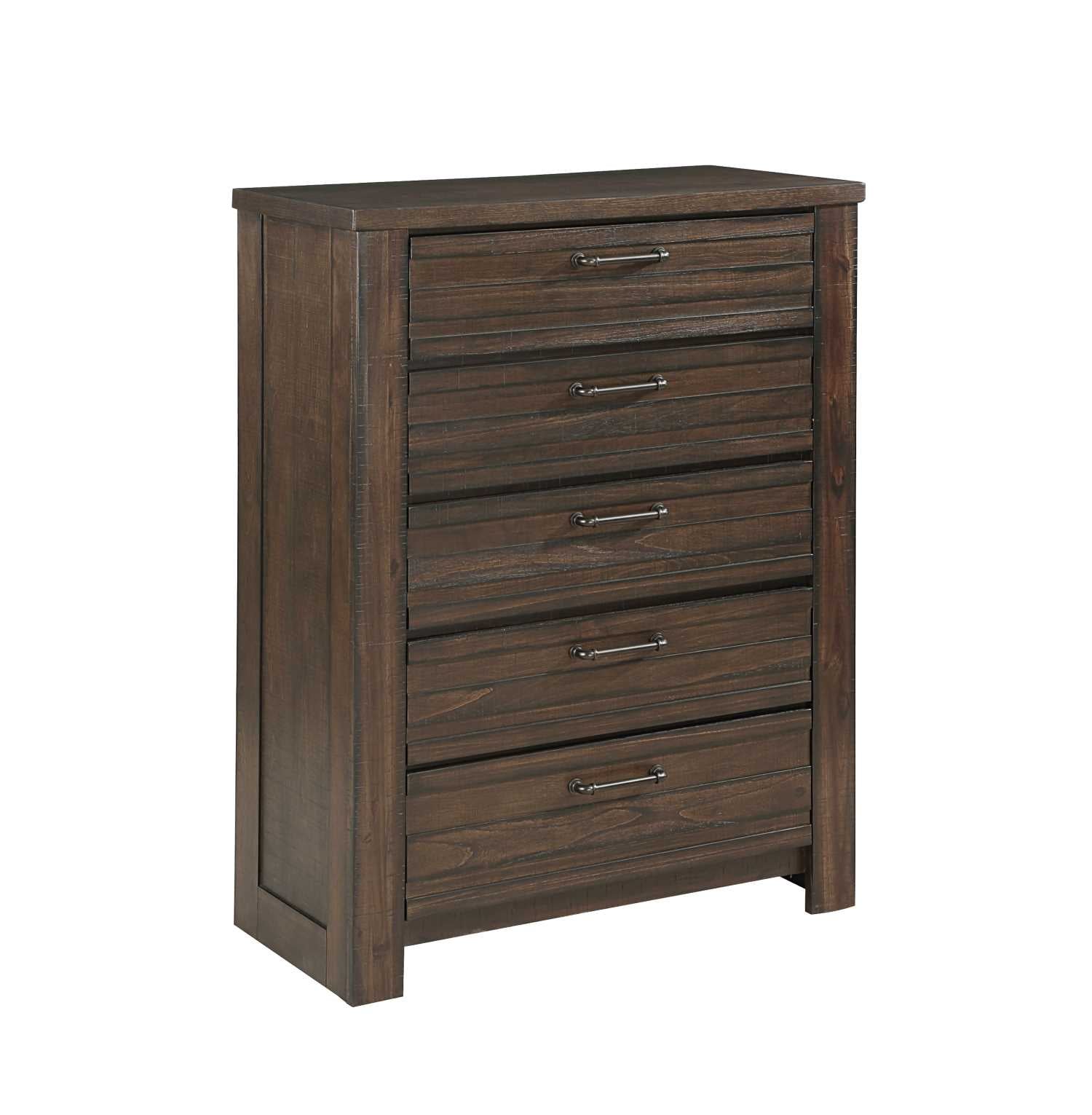 Longview 5 Drawer Chest Brown 1498