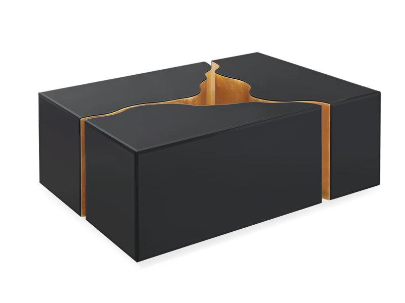 Majesty Coffee Table Black And Gold 7225