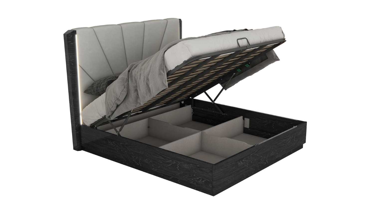 Grey Bed