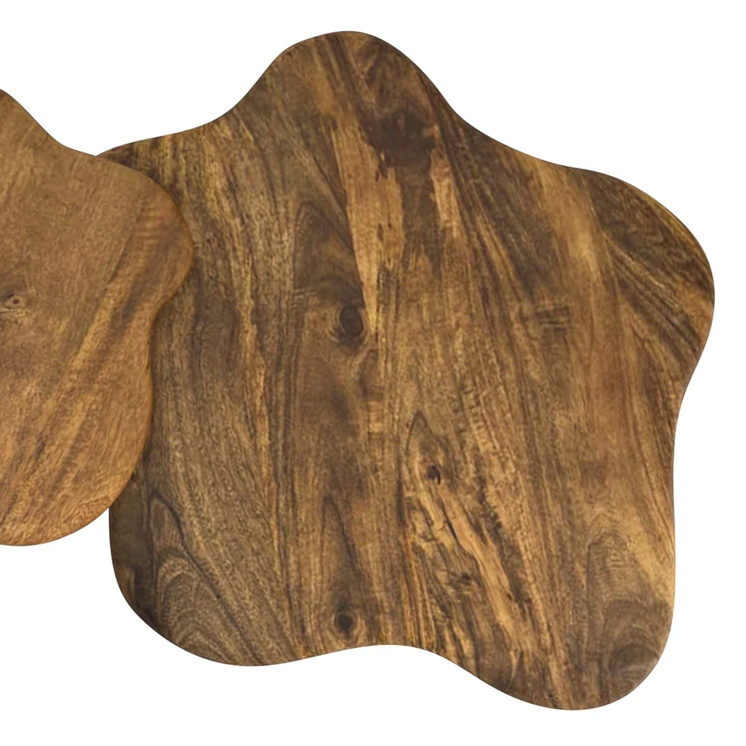 Mayal Wooden 2pc Coffee Table Set Walnut 303-149WAL